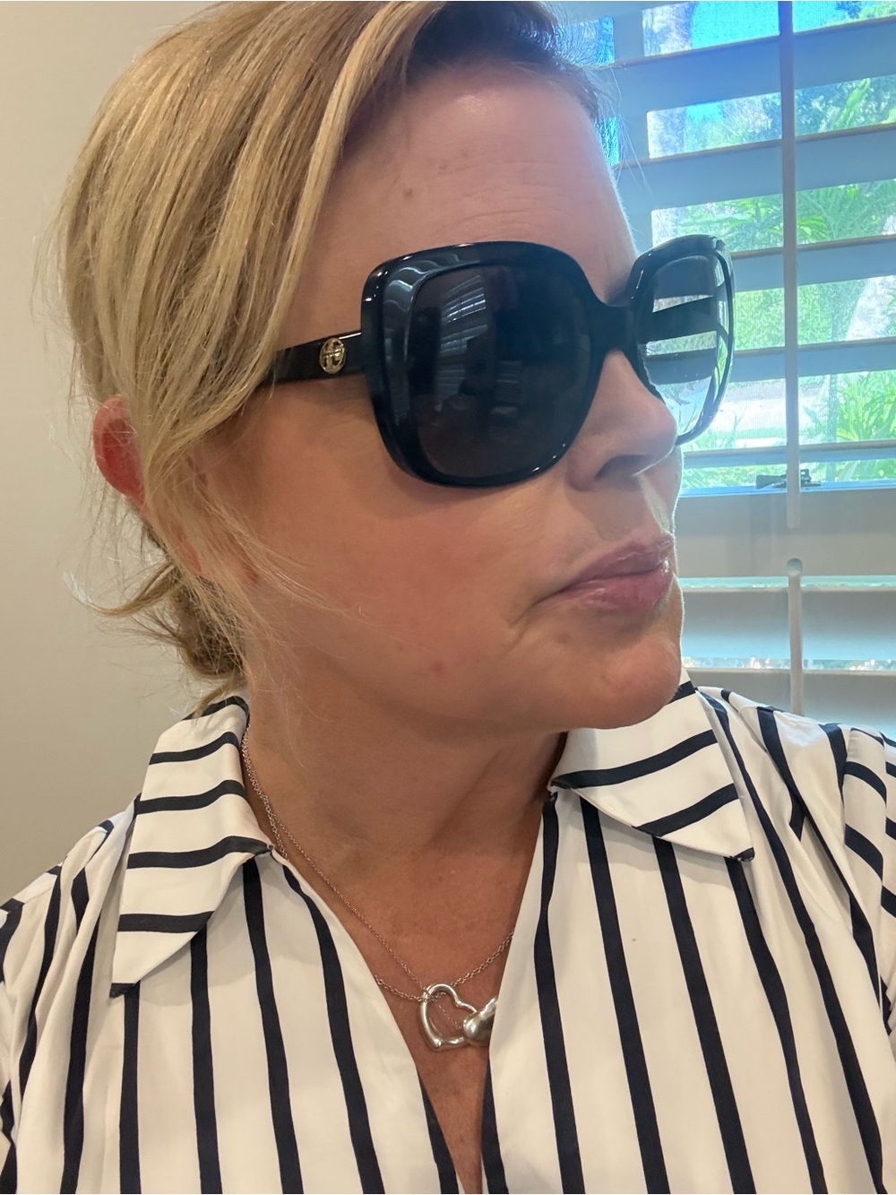 Tory Burch TY7112 Black Oversized Square Polarized Sunglasses 57mm - Picture 4 of 12